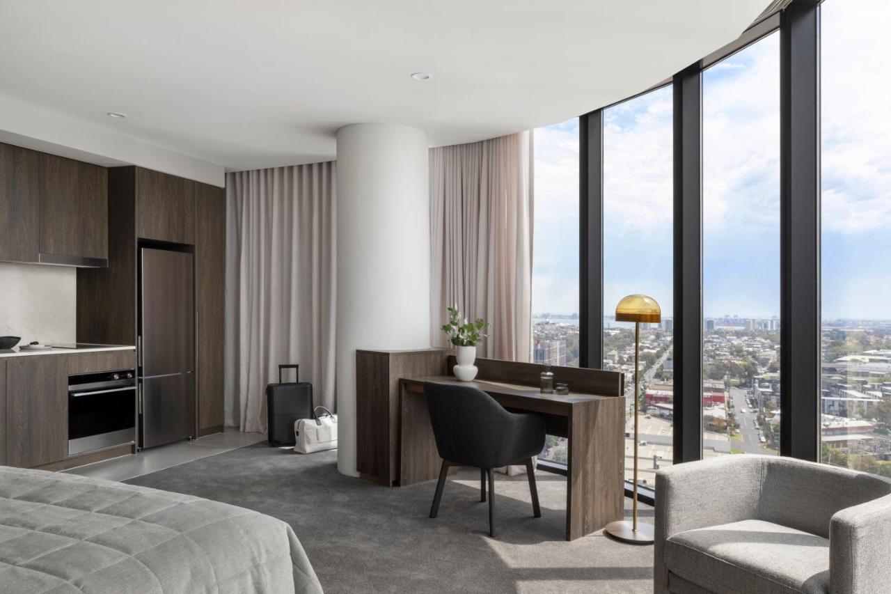 Aparthotel Oakwood Premier Melburne Exterior foto The interior of a typical apartment