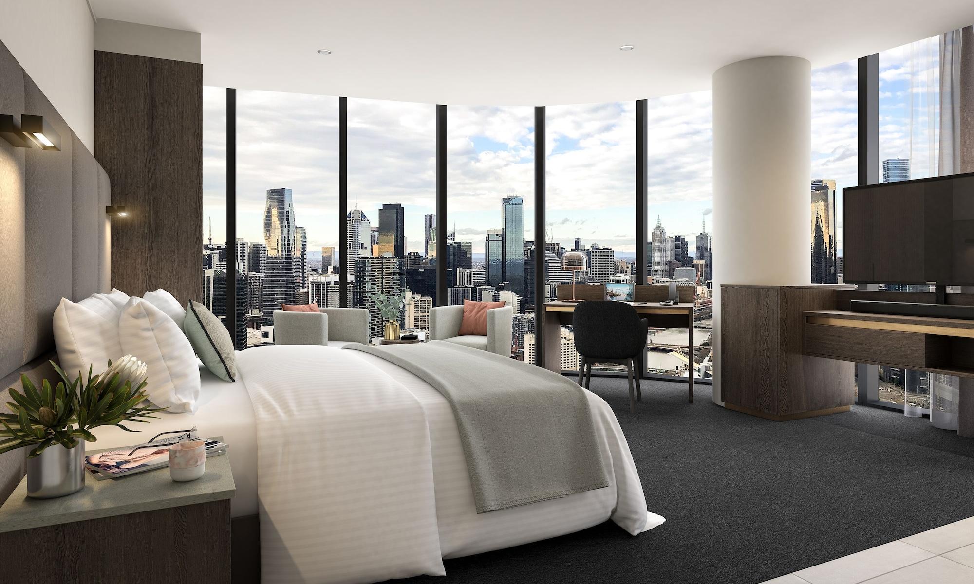 Aparthotel Oakwood Premier Melburne Exterior foto A proposed room at the hotel