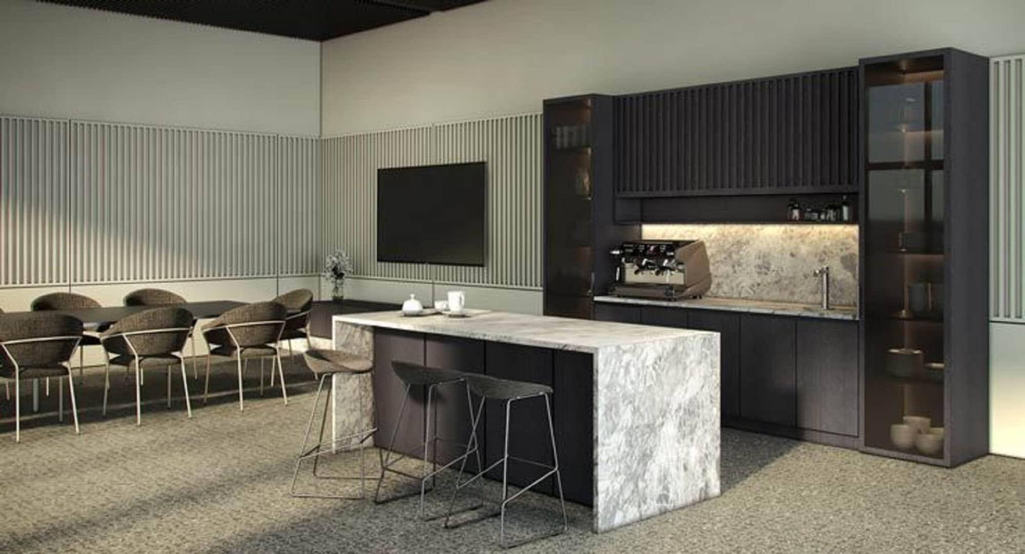 Aparthotel Oakwood Premier Melburne Exterior foto The kitchen at the new home of the National Portrait Gallery